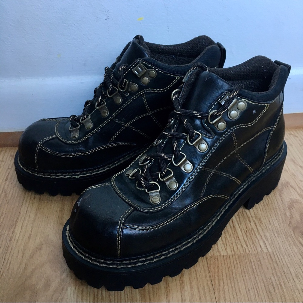 Route 66 90s Grunge Vintage Platform Shoes